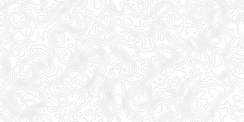 Minimal relief topography map area wallpaper. vector topo paper lines. Topographic contour lines grid map pattern. Geographic hiking mountain art dynamic design. © MdLothfor