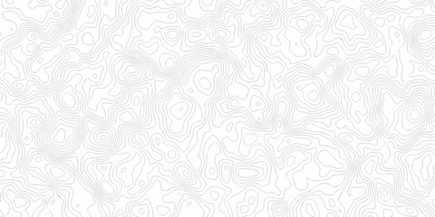 Minimal relief topography map area wallpaper. vector topo paper lines. Topographic contour lines grid map pattern. Geographic hiking mountain art dynamic design. © MdLothfor