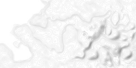 Minimal topography map area wallpaper. vector topo paper lines. Topographic contour lines grid map pattern. mountain relief. Contour hiking design wallpaper. © MdLothfor