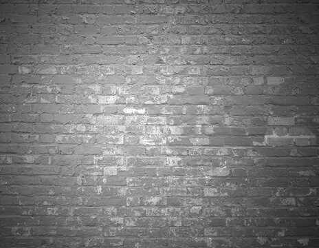 Verwitterte Backsteinmauer als rustikaler Hintergrund