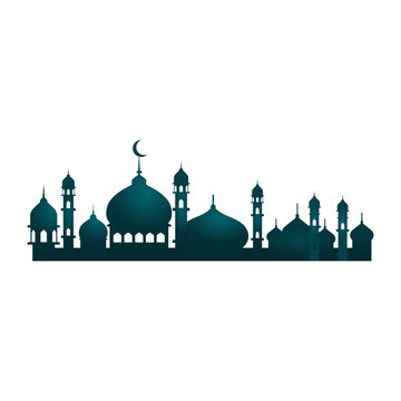 Mosque silhouette