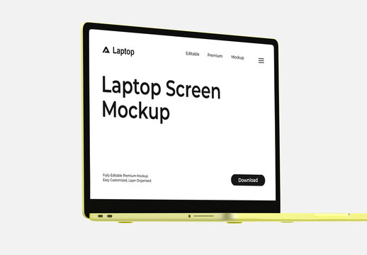 Laptop Screen Mockup