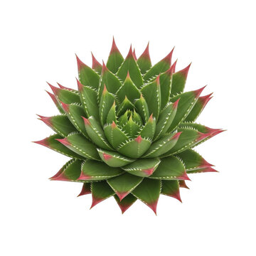 A close-up view of a vibrant and healthy echinopsis cactus plant. isolated on transparent background