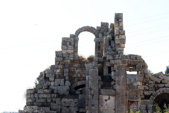 Perge Ancient City in Antalya, Turkey