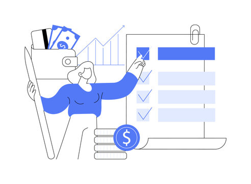 Early Retirement Strategies abstract concept vector illustration.