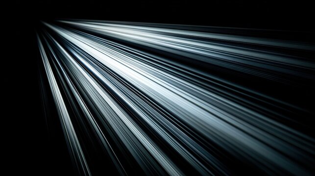 velocity. Multiple sleek, diagonal parallel lines speeding from the corner of the frame. mobility guides, transit brochures, designed for transport & logistics marketing, used by chefs.