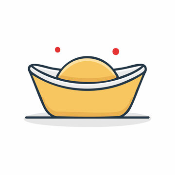 Chinese Gold Ingot Icon