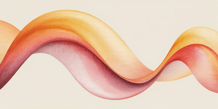 3d rendered illustration of a human heart brain and body set against a liquid wave backdrop with orange and red light patterns in a flowing vector art style