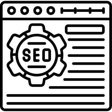 Technical SEO Icon Vector Element
