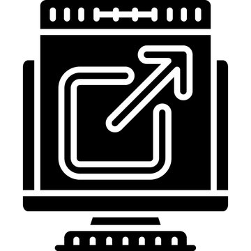External Links Icon Vector Element