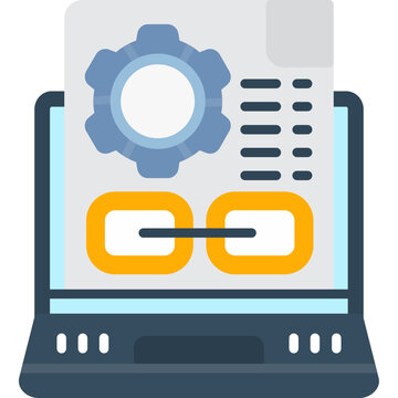 Link Building Icon Vector Element