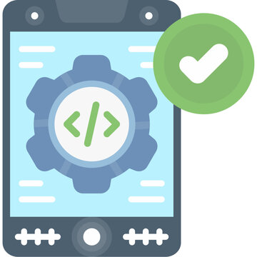 Mobile Optimization Icon Vector Element