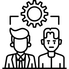 Obraz premium Customer Service Icon Vector Element