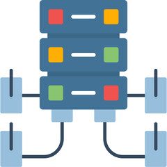 Obraz premium Server Icon Vector Element
