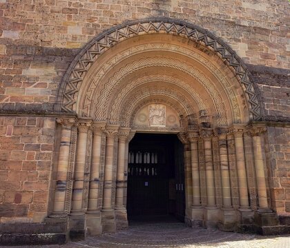 entrance to the church sait maurice