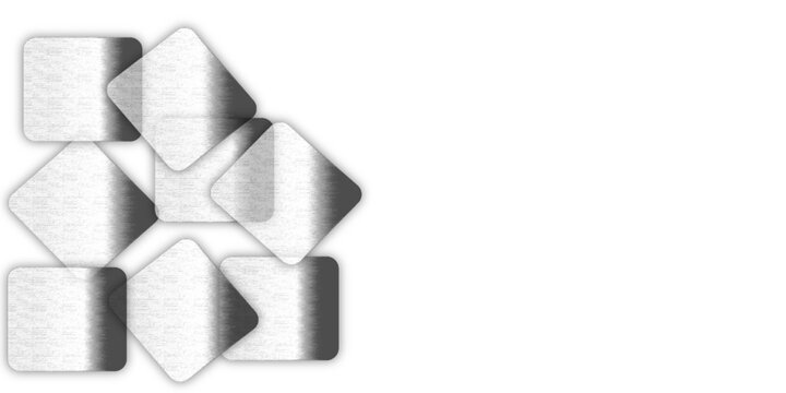 black and white drill bits isolated
