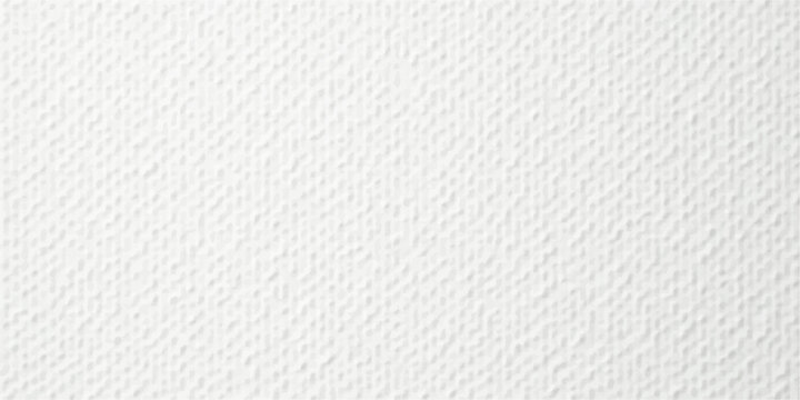 A blank white paper texture background with a rough natural surface pattern provides an empty canvas material for a grey plaster wall backdrop or concrete fabric design