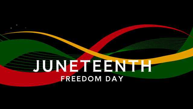 Juneteenth freedom day - banner, poster, background - vector illustration