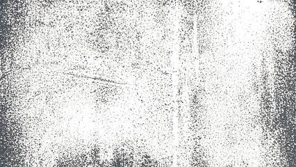 Obraz premium White Speckled Grunge Texture with Distressed Border and Grain Overlay