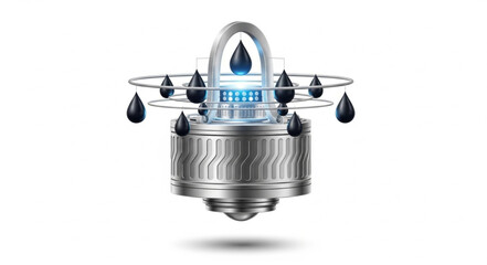 Smart Gravity Reactor Isolated Object   © Erni