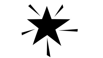 black starburst graphic design element © MDNAZMUL