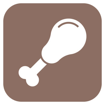 Cooked Ham Icon Style