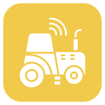 Smart Tractor Icon Style