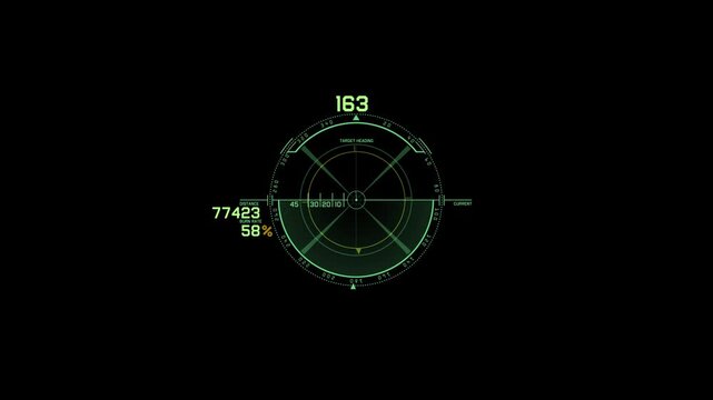Hub, holographic airplane graphic, with graphic measurements