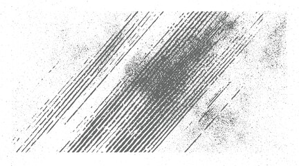 Obraz premium Grey diagonal stripes and speckle texture on white background lines pattern
