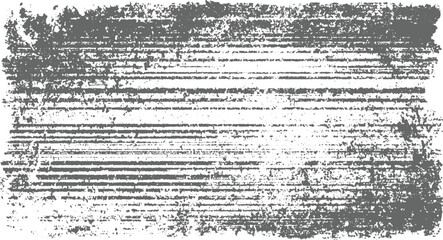 Fototapeta premium Distressed grunge horizontal stripes texture background with rough gray marks on white