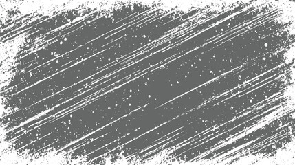 Fototapeta premium Abstract distressed grey and white textured background with diagonal lines and speckles