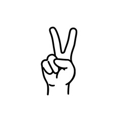 Obraz premium Quiet please icon logo design. Shhh finger to lips sign and symbol. Silence hand drawn icon. Library or hospital notice.