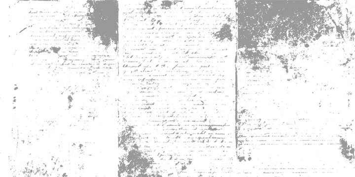 Faded handwritten script on aged paper with grey splotches vintage