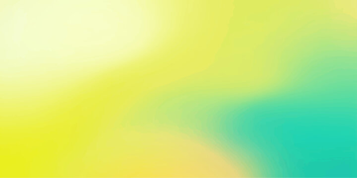 Abstract colorful vector illustration featuring a bright green and yellow blurred motion pattern with soft rainbow lines and a digital texture for a modern spring wallpaper backdrop design