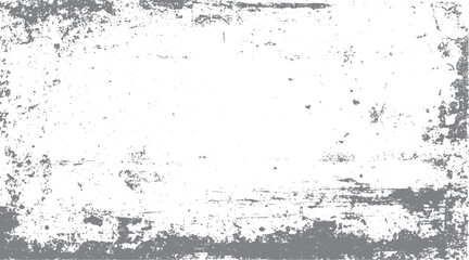 Fototapeta premium Distressed grunge texture background with grey splatters and scratches on white