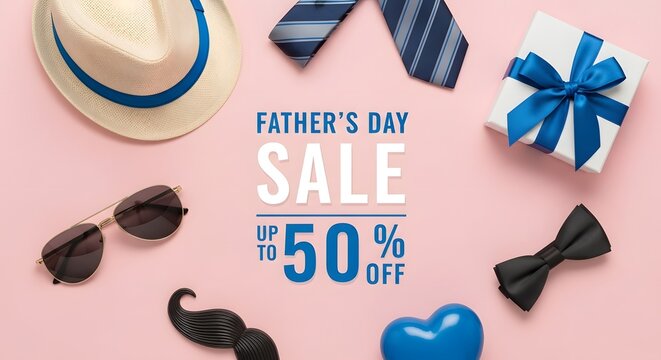Happy fathers day sale celebrate dad with 50 off gifts hats ties more