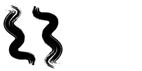 Fototapeta premium Silhouette of a woman and black cat design with vector illustration of a horse wildlife animal and snake reptile dragon art symbol