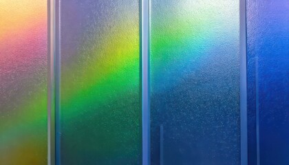 Fototapeta premium Abstract iridescent background with vibrant colors and textured surface.