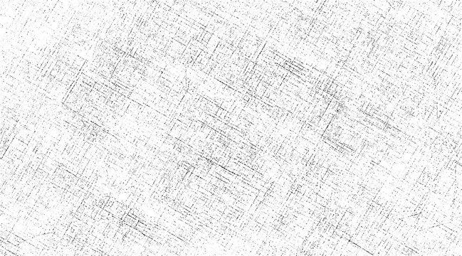 Black and white abstract textured background with random scattered dots and lines