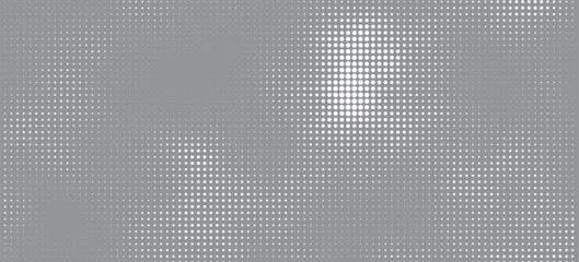 Clean vector white background with halftone dot texture, subtle comic pop art monochrome effect. Illustration © Abd