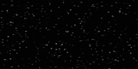 Abstract winter night sky with falling white snow flakes and glowing stars drifting like cosmic dust through a dark blue galaxy space © RD Visuals