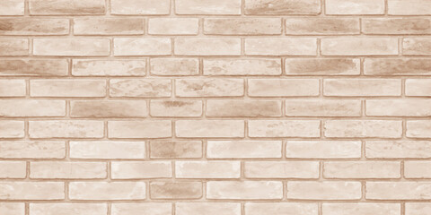 Obraz premium Rough old brown brick wall texture with a solid stone pattern and weathered cement brickwork provides a textured construction material backdrop for architectural building wallpaper surfaces