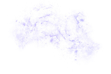 Obraz premium Blue Nebula Dust Explosion Overlay on trasnparent Background