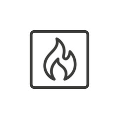 Fototapeta premium Fire Symbol Icon