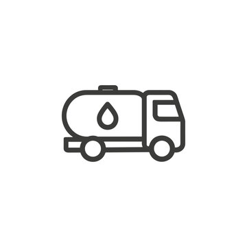 Water Tanker Truck Icon