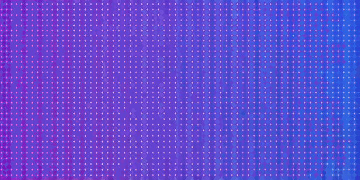 fine grid of dots with blue and purple gradient