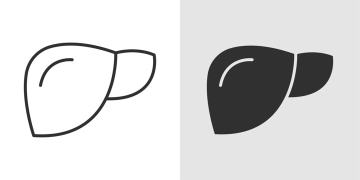 Healthy Liver Icon representing liver function, detoxification, and maintenance of overall liver health.