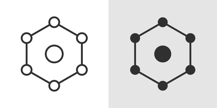 Hormone Balance Icon representing regulation of hormones, endocrine health, and maintaining equilibrium in bodily functions for overall well being.