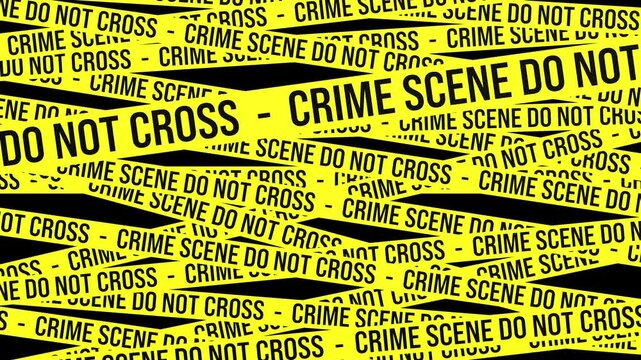 Crime scene do not cross, yellow police tape, violence, law, criminal Investigation. Warning sign, crime scene analysis, forensic science, violence, law, scrutiny.