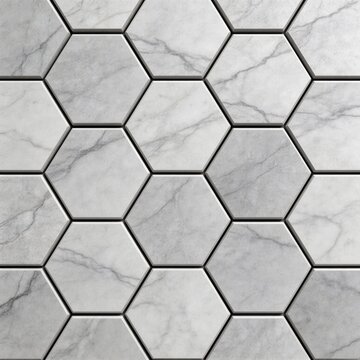 Marble Hexagonal Tiles